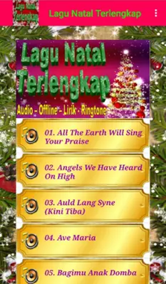 Lagu Natal Lengkap Offline android App screenshot 2